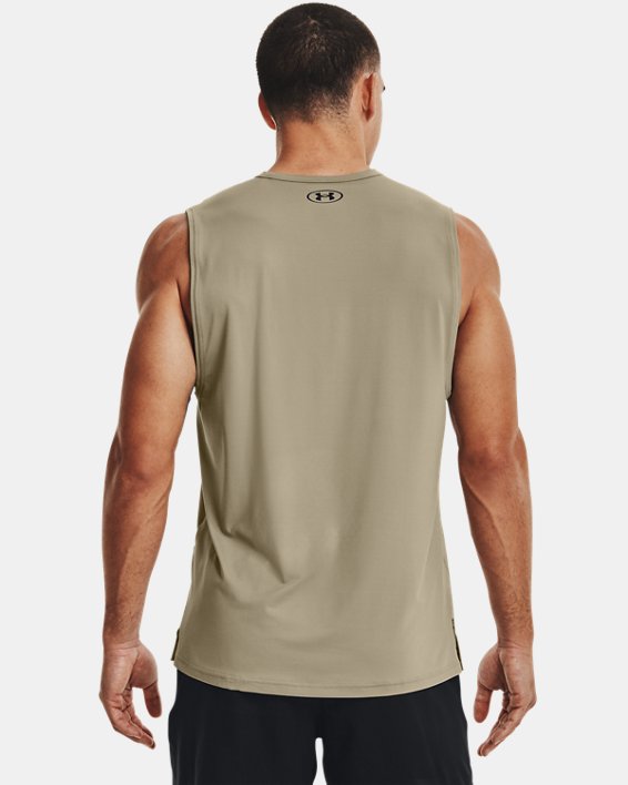 Camiseta sin mangas UA RUSH™ Energy para hombre, Gray, pdpMainDesktop image number 1